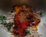 A picture of step 4 of Matar Dal Malvani curry.