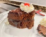 Foto del paso 15 de la receta: Pastel al Cointreau relleno con crema de chocolate y mermelada