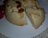 A picture of step 3 of Chhena Poda Pitha.