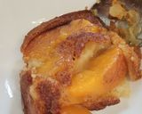 A picture of step 2 of Gluten free Peach cobbler.