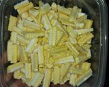 Foto langkah ke 3 dari resep Oseng Janggel (Jagung Muda) Telur Puyuh Kecap.