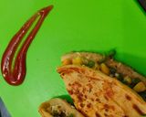 A picture of step 7 of Vegetable. Quesadilla.