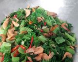 Foto langkah ke 4 dari resep Sawi pahit cah udang.