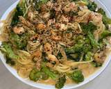 Cara Membuat Spaghetti Alfredo with Shrimp and Broccoly 5