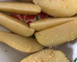 Foto langkah ke 2 dari resep Baked Wedge Potatoes.