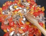 A picture of step 5 of Spaghetti alla pescatora povera. Poor fisherman's spaghetti.