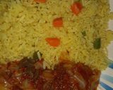 A picture of step 2 of Rice and liver sauce.
