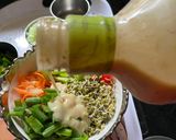 A picture of step 2 of Sprouts Salad High protein moong sprouts recipe in Indian meal.