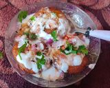 A picture of step 6 of Aaloo tikki.