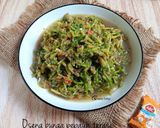 Foto langkah ke 5 dari resep Oseng Bunga Pepaya Terasi.