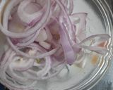 A picture of step 3 of Laccha Onion Salad.
