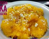 A picture of step 9 of Suji ka Halwa.