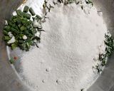A picture of step 2 of Thepla.