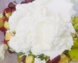 A picture of step 2 of Creamy fruit salad.