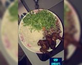 A picture of step 4 of Rice and beans.