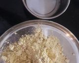 A picture of step 1 of Makki ki Roti with Palak Paneer.