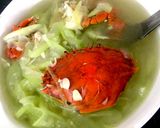 Hình bước làm 4 của món Canh Bầu Nấu Cua 🦀