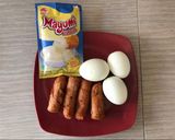 Foto langkah ke 4 dari resep Risol Isi Mayo Beef Sosis dan Telur.