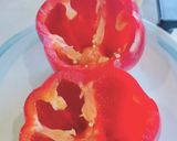 Melting Cheese Capsicum Stuffed (Vegan friendly) 濃郁起司彩椒烤盅(健康蔬食)的食譜步驟3照片