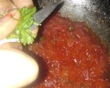 A picture of step 4 of Tamatar ki chutney.