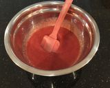 A picture of step 8 of Layered Straberry and Chocolate Mousse.