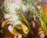 A picture of step 5 of Dragon Chicken.