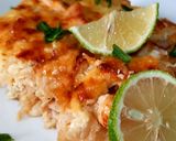 A picture of step 2 of Potato gratin with chicken strips.
