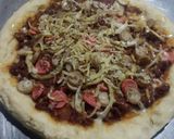 Foto langkah ke 7 dari resep Pizza homemade.