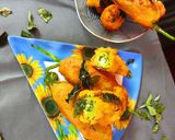 A picture of step 5 of Stuffed Mirchi Bhaji.
