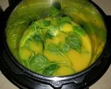A picture of step 7 of Instant Pot Lentil Spinach Curry.