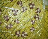 A picture of step 3 of Checkerboad cookies.