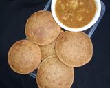 A picture of step 11 of Bedmi Puri and Aloo Sabzi.