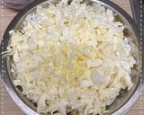 A picture of step 2 of Pork and Napa Cabbage Dumplings.