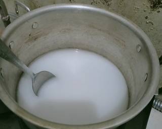 1.Cendol tepung kanji - Step 2