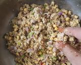 A picture of step 3 of Moth Dal Vada.