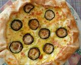 A picture of step 3 of Feta, smoked salmon and courgette pie.