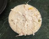 A picture of step 3 of Onion Upma with Molgapodi.