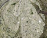 A picture of step 4 of Bathua Raita.