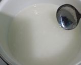 Foto langkah ke 1 dari resep Puding Buah Naga Kuah Keju.