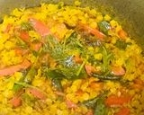 A picture of step 5 of Masoor dal & red bell pepper # Ramzan special.