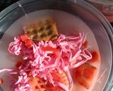 Foto langkah ke 4 dari resep Pudding Agar Strawberry In Jar (Agar² Stroberi dalam Stoples).