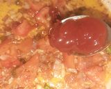 A picture of step 2 of Spanish Rice 😊.