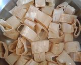 Foto langkah ke 2 dari resep SOP kulit tahu jamur vegetarian.