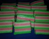 Foto langkah ke 6 dari resep Kue Lapis Tepung Beras.