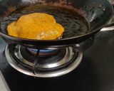 A picture of step 2 of Bedmi Puri with Aloo Sabzi.