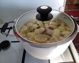 Rebarbara kompót almával recept fázis 4 fotója