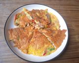 Foto langkah ke 3 dari resep Telur dadar pindang tongkol.