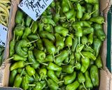 A picture of step 1 of Japanese style padron peppers with soy sauce and sugar 🫑 - Batch cooking idea 💡.