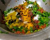 A picture of step 3 of Methi Pulav.