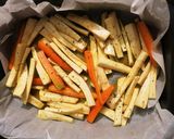 A picture of step 3 of Oven grilled parsnips.